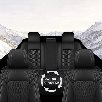 Car 5-Seat Covers Front+Rear Full Set Protector Fit For JEEP Compass 2018-2024 - Imagem 1 de 4