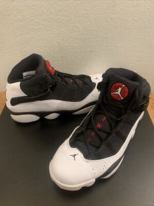 Las mejores ofertas en Jordan 6 Anillos Gimnasio Blanco Negro Rojo 2017 |  eBay