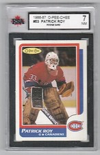 1986-87 O-Pee-Chee #53 Patrick Roy Canadiens HOF Rookie KSA 7