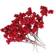 Red Pip Berries on the Stem - Pack of 10