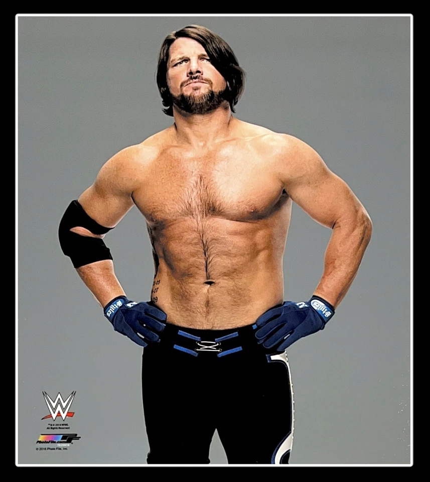WWE AJ STYLES OFFICIAL LICENSED 8X10 WRESTLING PHOTO AUTHENTIC PHOTO FILE 11 - Imagem 1 de 1