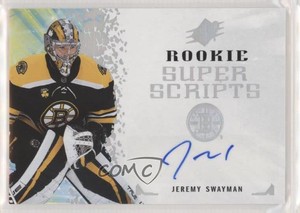 2021-22 SPx Rookie Superscripts Jeremy Swayman #RSS-JS Rookie Auto RC