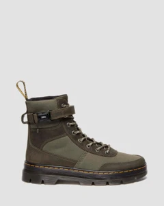 Botas utilitarias Dr. Martens Combs Tech Ii Wyoming de cuero de caña alta oliva - Imagen 1 de 8