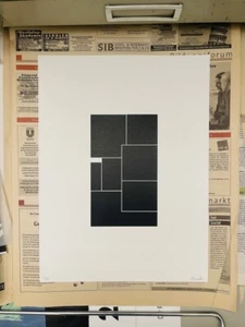 DM Kraft - Form: Siebdruck / Serigraphie Minimalismus Bauhaus Konstruktivismus - Bild 1 von 1