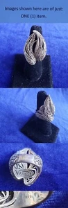 Heavy Scott Kay Sterling Silver 25.7 Grams Angles Wing Size 7.75 Ring 25ri905 - Picture 1 of 1