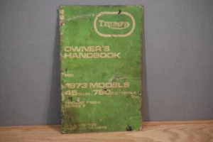 1973 Triumph Trident 750, T150V, Series 2, OEM, USA Edition, Owners Handbook - Picture 1 of 3