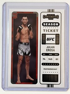 Julian Erosa UFC Contenders Ticket Rookie Card RC 2023 Panini Chronicles #107