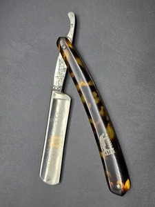 Straight Cut Throat Shaving Razor Solingen ESTAS N76 W.Eickenberg Germany/c1930 - Picture 1 of 7