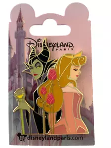 Spilla Bella Addormentata Aurora Rose Malefiche Dlp Disney Land Parigi Ottobre 2024 - Foto 1 di 4