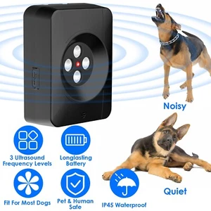 Ultrasonic Anti-barking Device Indoor Outdoor Dog Bark Control Sensing Distance - Picture 1 of 13