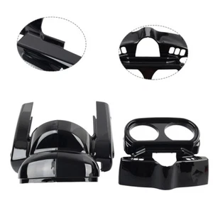 Instrument Housing Set Vivid Black Fit For Harley Road Glide 2015-2023 - Picture 1 of 10