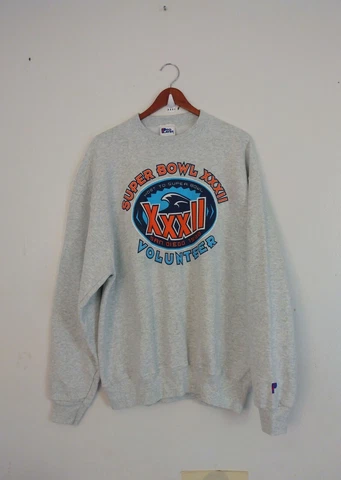 💥Vintage 90s Pro Player San Diego Super Bowl XXXll Sweatshirt Size XL USA Made Cover