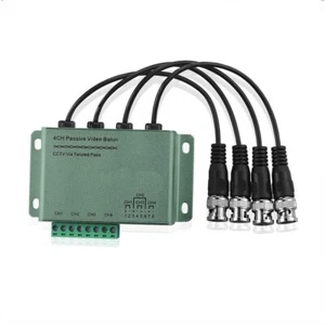 4 Channel CCTV BNC Video Balun Transceiver Hub to Camera RJ45 CAT5e/6 5MP 8MP - Picture 1 of 1