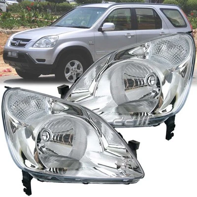 1 Pair LH+RH Headlight Lamp For Honda CR-V S9A RD5 2002-2005 Foto 1 de 4