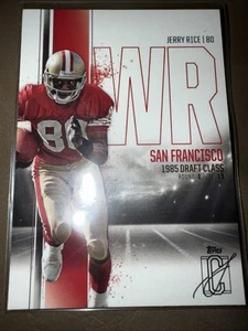 2025 Topps Signature Class - JERRY RICE - 49ERS - Bild 1 von 2