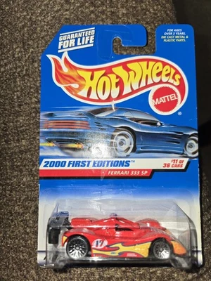 Hot Wheels Ferrari 333 SP 17 Race Car Red, 2000 First Edition, #11 of 36 - Image 1 of 3