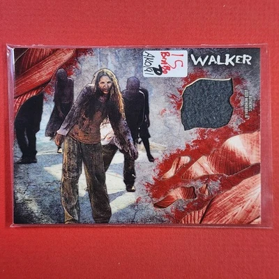 5-09-07 PWE-THICK . 2016 walking dead survival box walker wardrobe relic (D) - Image 1 of 2