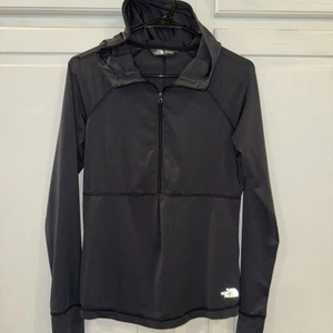 The North Face Damen schwarzer leichter Pullover Hoodie Small 1/2 Zip FlashDry - Bild 1 von 7