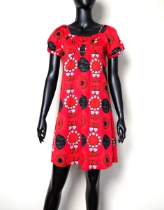 Vestido sin marca estilo MARIMEKKO manga corta ajuste relajado ligero... - Imagen 1 de 12