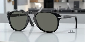 PERSOL PO0714 95 58 schwarz grün polarisiert polarisiert 54 mm Herren Klapp Sonnenbrille - Bild 1 von 3