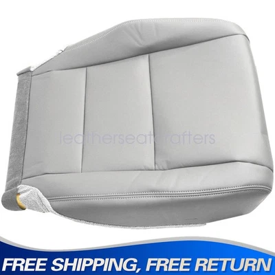 Cubierta de asiento de cuero inferior lateral del pasajero gris 2008-2012 para Honda Accord EX-L Foto 1 de 4