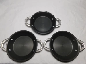 Set of 3 Calphalon 7" Au Gratin Pans 8107, Double Handle - Picture 1 of 12