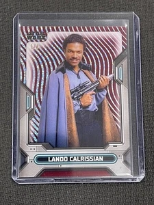 2023 TOPPS STAR WARS HIGH TEK IMPERIAL RED DIFFRACTORS LANDO CALRISSIAN 1/1 - Picture 1 of 2