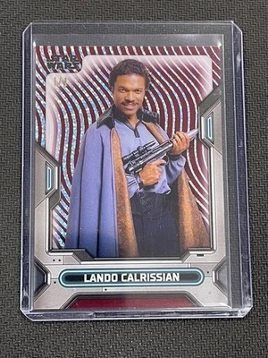 2023 TOPPS STAR WARS HIGH TEK  IMPERIAL RED DIFFRACTORS LANDO CALRISSIAN 1/1 - Image 1 of 2