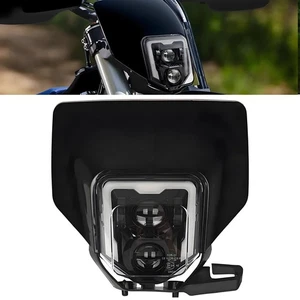 Faro LED y bisel negro para Husqvarna TE FE TC FC 125 250 300 350 450 501 - Imagen 1 de 7