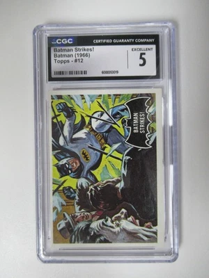 Topps 1966 Batman Strikes #12 - Black Bat - Image 1 of 3