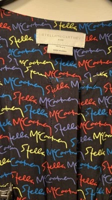 Stella McCartney Black Silk Multi Monogram Jumpsuit AMAZING - Image 1 of 3