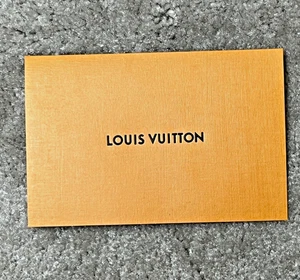Authentic LOUIS VUITTON LV Receipt Holder Envelope 5.25x3.75in+ - Picture 1 of 5
