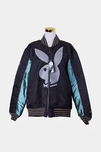 Playboy By Huf Black Reversable Bomber Jacket - Picture 1 of 3