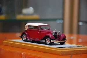 Marca XEROX 1/43Bugatti T46 1929 clásico Bugatti resina coche modelo rojo - Imagen 1 de 5
