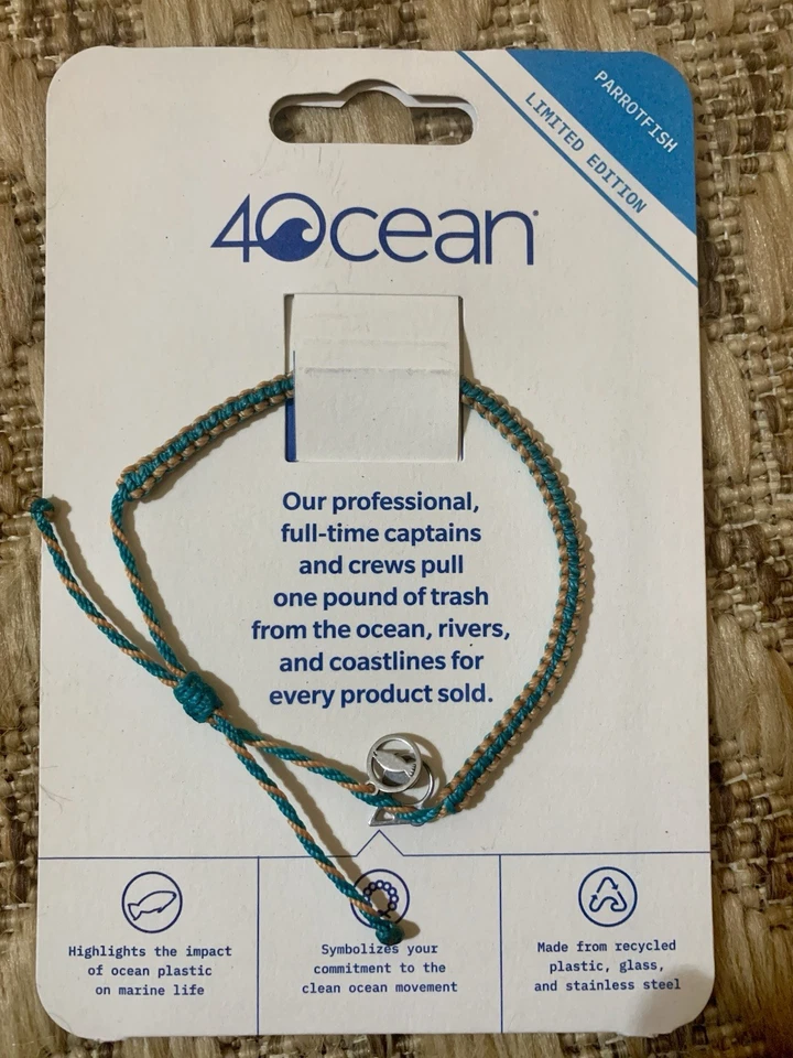Pulsera Trenzada 4Ocean Parrotfish Edición Limitada Foto 1 de 2