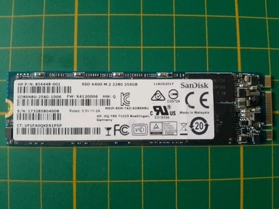 ssd nvme 256 Go San Disk  - Photo 1/2