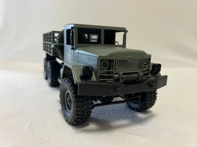 WPL B16 Green RC Military Truck SET 6WD 1/16 Off-road Crawler Car Toy Kids DIY - Image 1 of 4