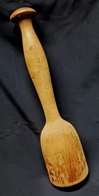  Mazo de madera vintage de mazo de mazo de patatas granja primitiva Foto 1 de 4