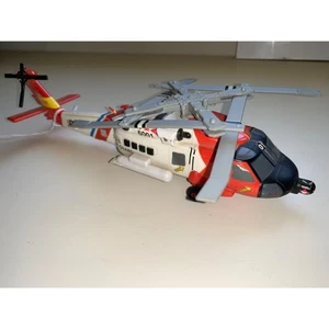 1996 Empire Mfg. Co. Coast Guard Helicopter Die Cast Plastic Battery Operated - Picture 1 of 13