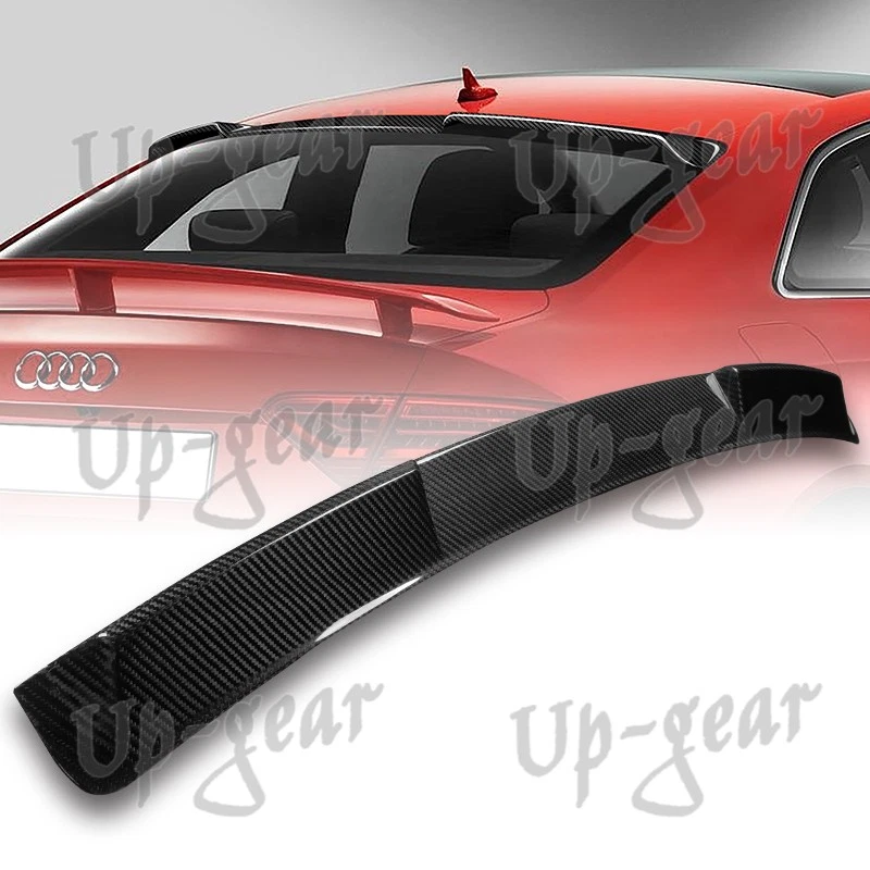 Spoiler traseiro de fibra de carbono para 2008-2016 Audi A5 Quattro S5 RS5 Coupe - Imagem 1 de 4