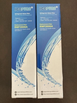 IcePure Refrigerator Water Filter RWF3500A New Qty 2 - Image 1 of 4