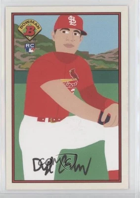 2021 Topps 1989 Bowman X Keith Shore Dylan Carlson #07 Rookie RC - Image 1 of 2