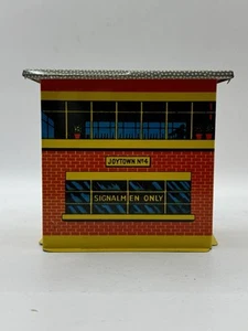 Mettoy O Gauge Railway Train Joytown No. 4 Signal Box Cabin Tin Plate - Picture 1 of 6