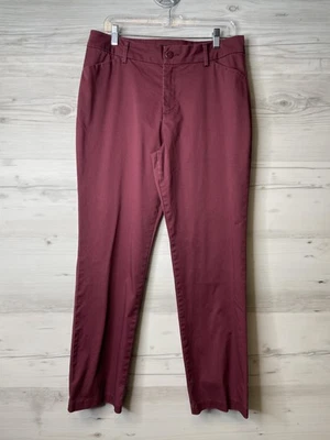 Pantalones Lee para mujer 12 medianos sin arrugas calce relajado pierna recta tiro medio Foto 1 de 4