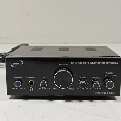 Dynavox CS-PA1MK Stereo Hi-Fi Amplifier - Untested, No Cable - Image 1 of 4