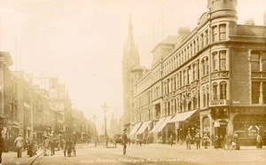 REAL PHOTO POSTCARD OF FISHERGATE, PRESTON, LANCASHIRE BY FRITH - Picture 1 of 2
