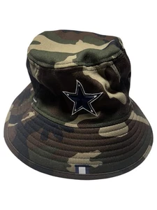 New Era NFL Dallas Cowboys Camo Bucket Hat One Size Fits All Men’s - Picture 1 of 10
