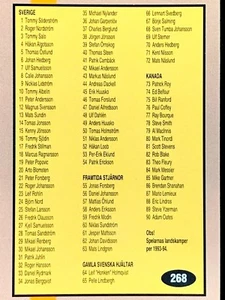 1995-96 Swedish Globe World Championships Hockey Cards - Pick Your Card - Picture 1 of 275