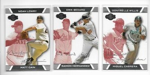 2007 Topps Co-Signers PICK-A-PARALLEL Damon Markakis Helton Cabrera Garciaparra 