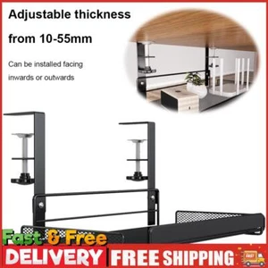 Desk Cable Organizer Heavy Duty Wire Management Tray Adjustable for Home Office - Afbeelding 1 van 12